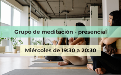 Grupo presencial de meditación